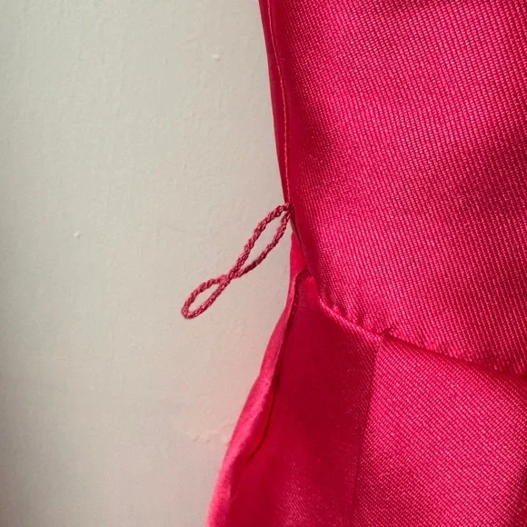 Teeze Me Bright Pink Satin Dress - Picture 8 of 11